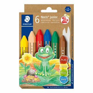 Staedtler Wachsmalkreide Noris jun 6ST Etui