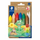 Staedtler Wachsmalkreide Noris jun 6ST Etui
