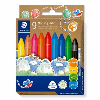 Staedtler Wachsmalkreide Noris jumbo 9x14mm (VE=12stk)