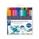 Staedtler Fasermaler D.spitze wasserverm.36ST