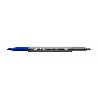Staedtler Doppelfaserm.wasserverm. blau (VE=10stk)