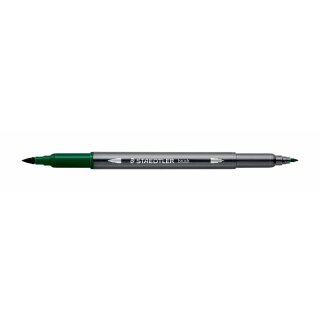 Staedtler Doppelfaserm.wasserverm. erdgrün (VE=10stk)