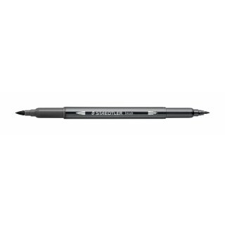 Staedtler Doppelfaserm.wasserverm. grau (VE=10stk)