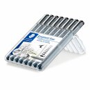 Staedtler Display Fineliner pigment liner schwarz