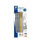 Staedtler pigment liner 3 ST & Met.marker BK (VE=10stk)
