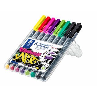 Staedtler Lumocolor perm. gem. Etui 8St