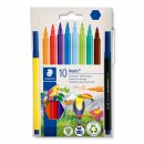 Staedtler Fasermaler Noris 10ST Kartonetui