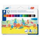 Staedtler Fasermaler Jumbo 12ST Etui
