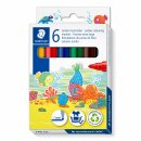 Staedtler Fasermaler Jumbo 6ST Etui
