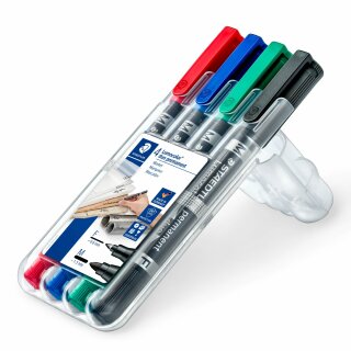 Staedtler Zweispitzm. Lumo. perm. duo 4St Box