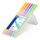 Staedtler Textmarker triplus pastel 6St Box (VE=10stk)