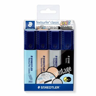 Staedtler Textmarker Textsurfer clas 4St Etui (VE=10stk)