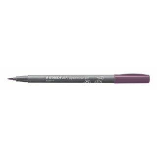 Staedtler pigment brush pen malve (VE=10stk)