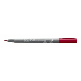 Staedtler pigment brush pen weinrot (VE=10stk)