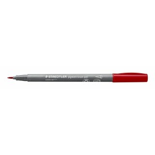 Staedtler pigment brush pen karminrot (VE=10stk)