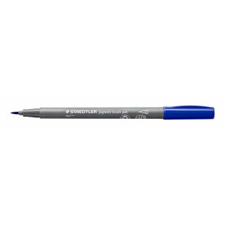 Staedtler pigment brush pen blau (VE=10stk)