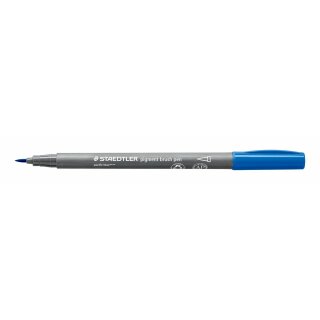 Staedtler pigment brush pen pazifikblau (VE=10stk)