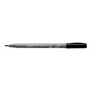 Staedtler pigment brush pen intensiv schwarz (VE=10stk)