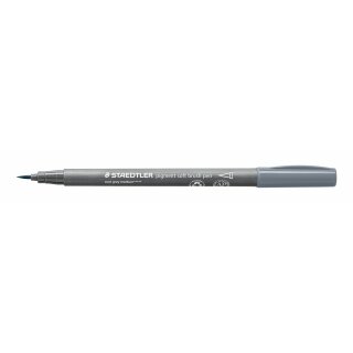 Staedtler pigment soft brush pen kaltgrau med (VE=10stk)