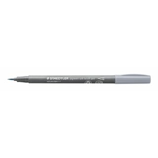 Staedtler pigment soft brush pen kaltgr. hell (VE=10stk)