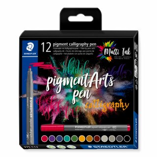 Staedtler pigment calligraphy pen 12ST