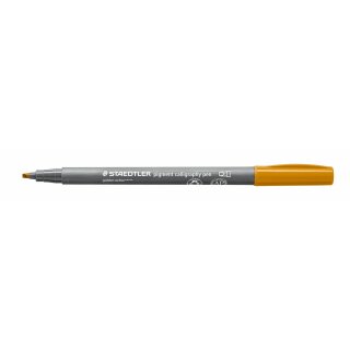 Staedtler pigment calligraphy pen goldocker (VE=10stk)