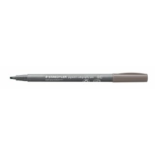 Staedtler pigment calligraphy pen warmgr med (VE=10stk)