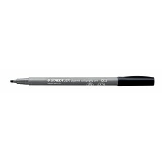 Staedtler pigment calligraphy pen hellschwarz (VE=10stk)