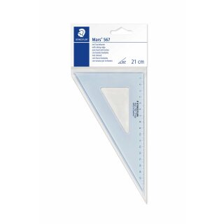 Staedtler Zeichendreieck 21cm 60/30 Gr. tr.bl