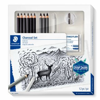 Staedtler Gemischtes Kohle Set 100% PEFC