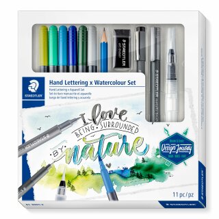 Staedtler Hand Lettering x Aquarell Set 100%