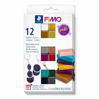 Staedtler Set Mod.masse Fimo ef. sparkle MP