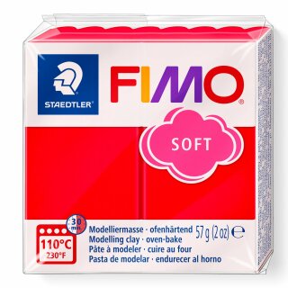 Staedtler Mod.masse Fimo soft indischrot (VE=6stk)
