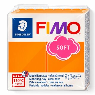 Staedtler Mod.masse Fimo soft mandarine (VE=6stk)