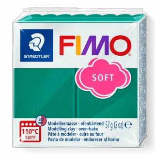 Staedtler Mod.masse Fimo soft smaragd (VE=6stk)