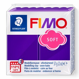 Staedtler Mod.masse Fimo soft pflaume (VE=6stk)
