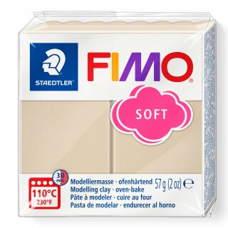 Staedtler Mod.masse Fimo soft sahara (VE=6stk)