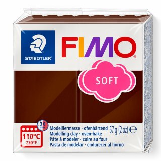 Staedtler Mod.masse Fimo soft schokolade (VE=6stk)
