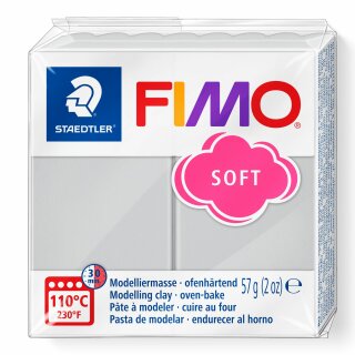Staedtler Mod.masse Fimo soft delfingrau (VE=6stk)