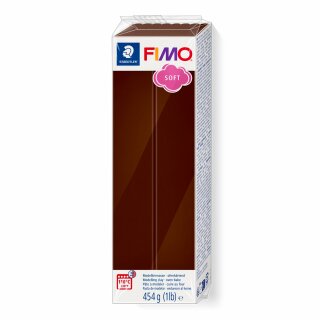 Staedtler Mod.masse Fimo soft 454g schokolade