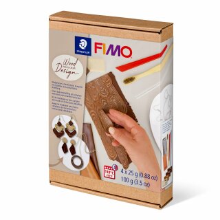 Staedtler Set Mod.masse Fimo soft Ht wood-eff