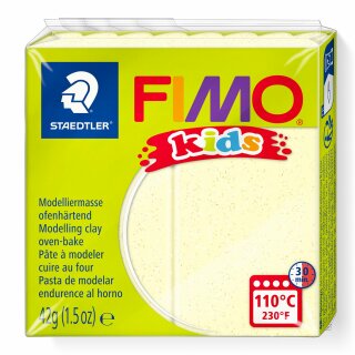 Staedtler Mod.masse Fimo kids perlglanz gelb (VE=8stk)
