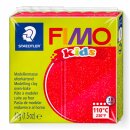 Staedtler Mod.masse Fimo kids rot glitter (VE=8stk)