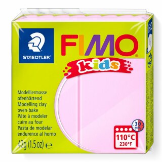 Staedtler Mod.masse Fimo kids rosa (VE=8stk)