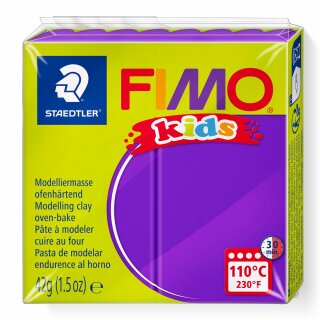 Staedtler Mod.masse Fimo kids lila (VE=8stk)