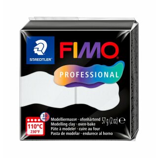 Staedtler Mod.masse Fimo prof 57g weiß (VE=6stk)
