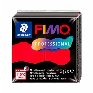 Staedtler Mod.masse Fimo prof 57g rot (VE=6stk)