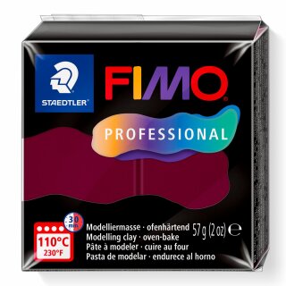 Staedtler Mod.masse Fimo prof 57g bordeaux (VE=6stk)