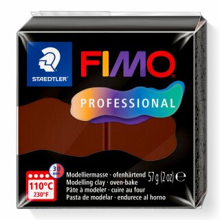 Staedtler Mod.masse Fimo prof 57g schoko (VE=6stk)