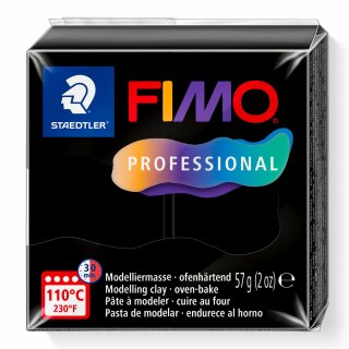 Staedtler Mod.masse Fimo prof 57g schwarz (VE=6stk)
